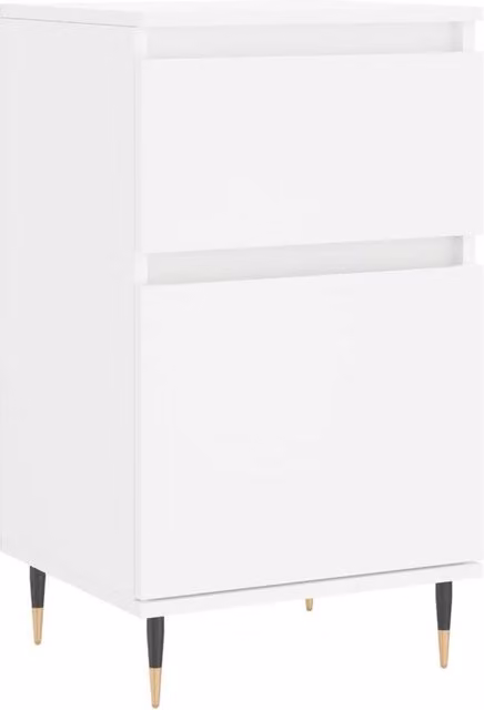 Berkfield Home Classic White Sideboard, W/D/H: 40 x 35 x 70 cm