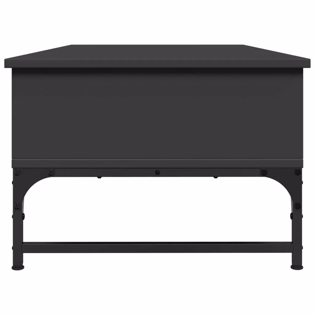 Berkfield Home Black Rectangular Coffee Table with Lift Mechanism, W/D/H: 100 x 50 x 35 cm – 4