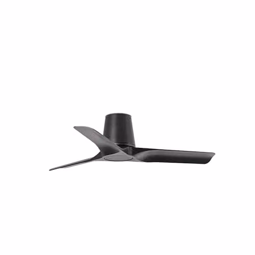 Netlighting Hey Tube Small 3 Blade Ceiling Fan Matt Black – 1