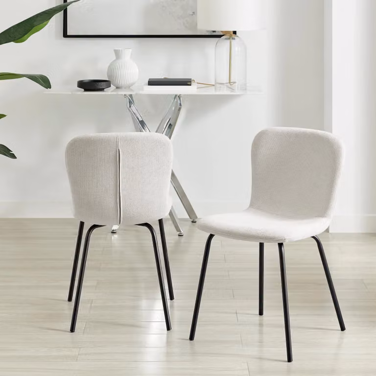 FurnitureboxUK Asti Grey Marble Ceramic Top Dining Table and 4 Black Asti Chairs in Cream for 4 Adults
