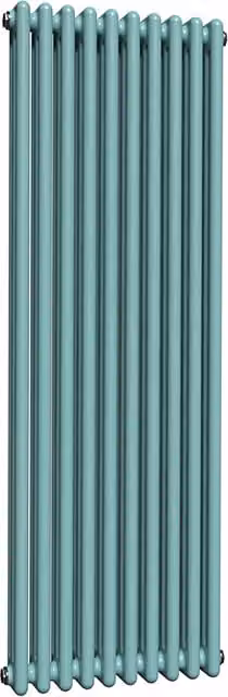 Lux Heat Caribbean Sea Vertical Coloured Column Radiator, H 150 cm x W 47 cm