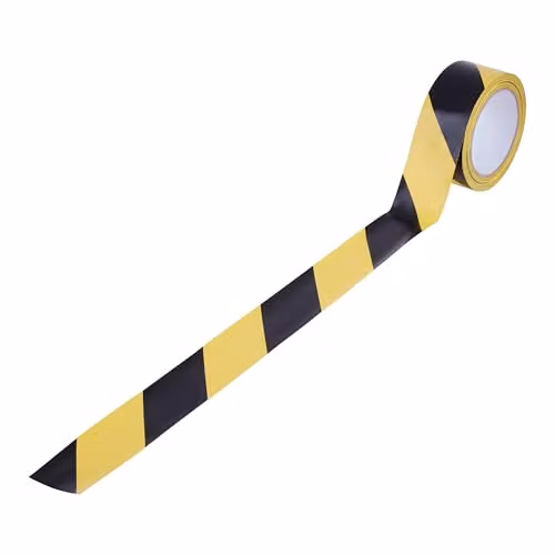 Orsina Yellow and Black Plastic Barrier Tape
