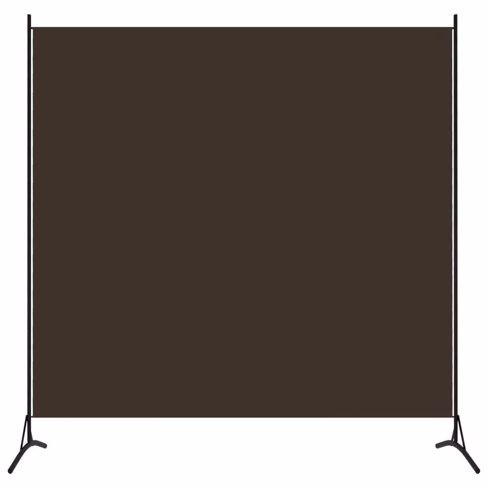 Berkfield Home Durable 1-Panel Room Divider in Brown, W/H: 175 x 180 cm – 1