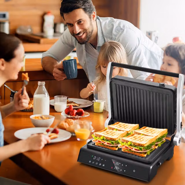 Costway 3 in 1 Electric Health Grill in Black