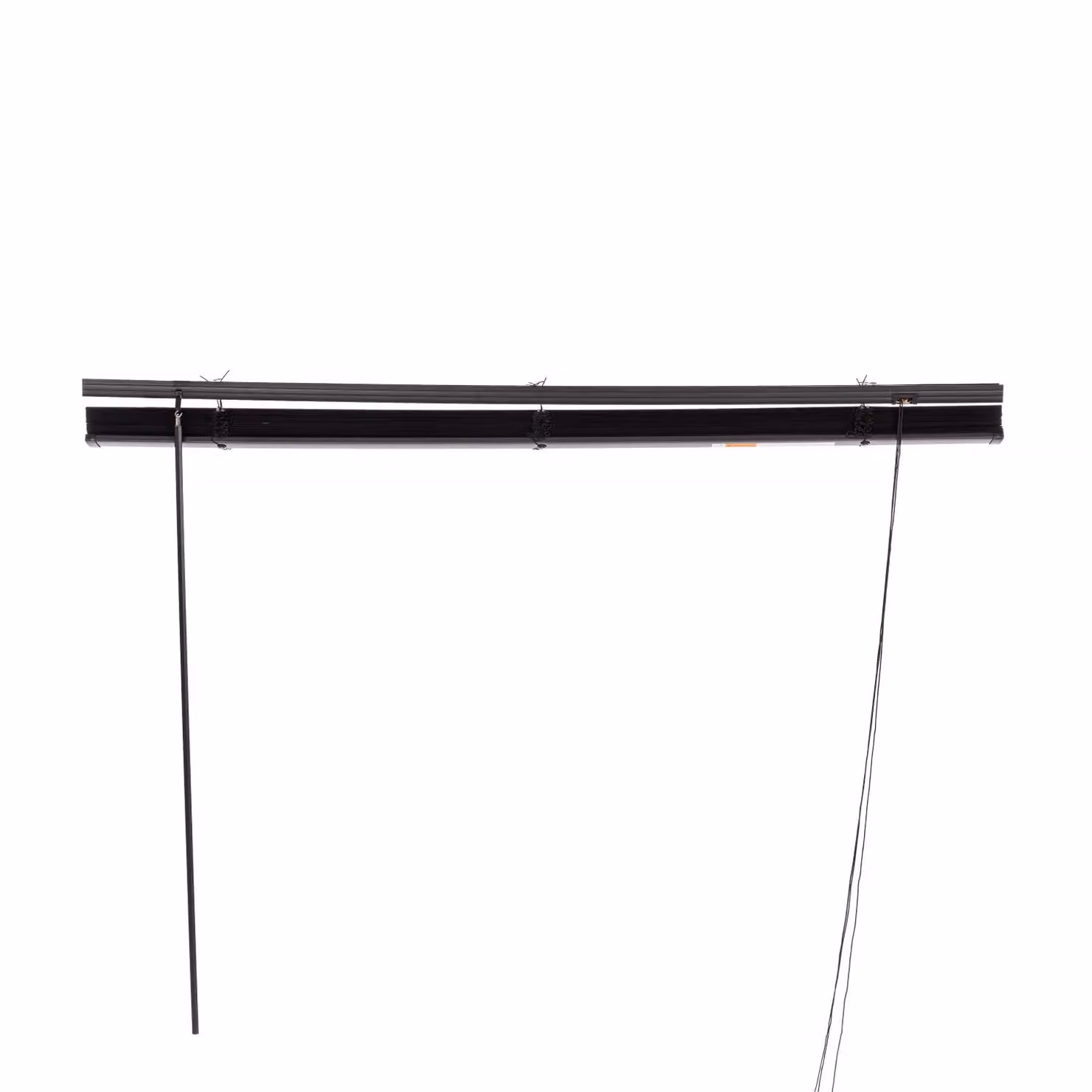 Oypla Black PVC Venetian Window Blinds with Fixings, Width: 120 cm – 2