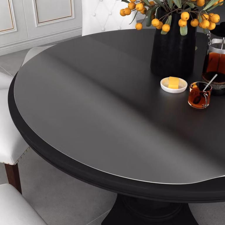 Berkfield Home Matte PVC Table Protector, Clear, Width: 100 cm, Thickness: 2 mm