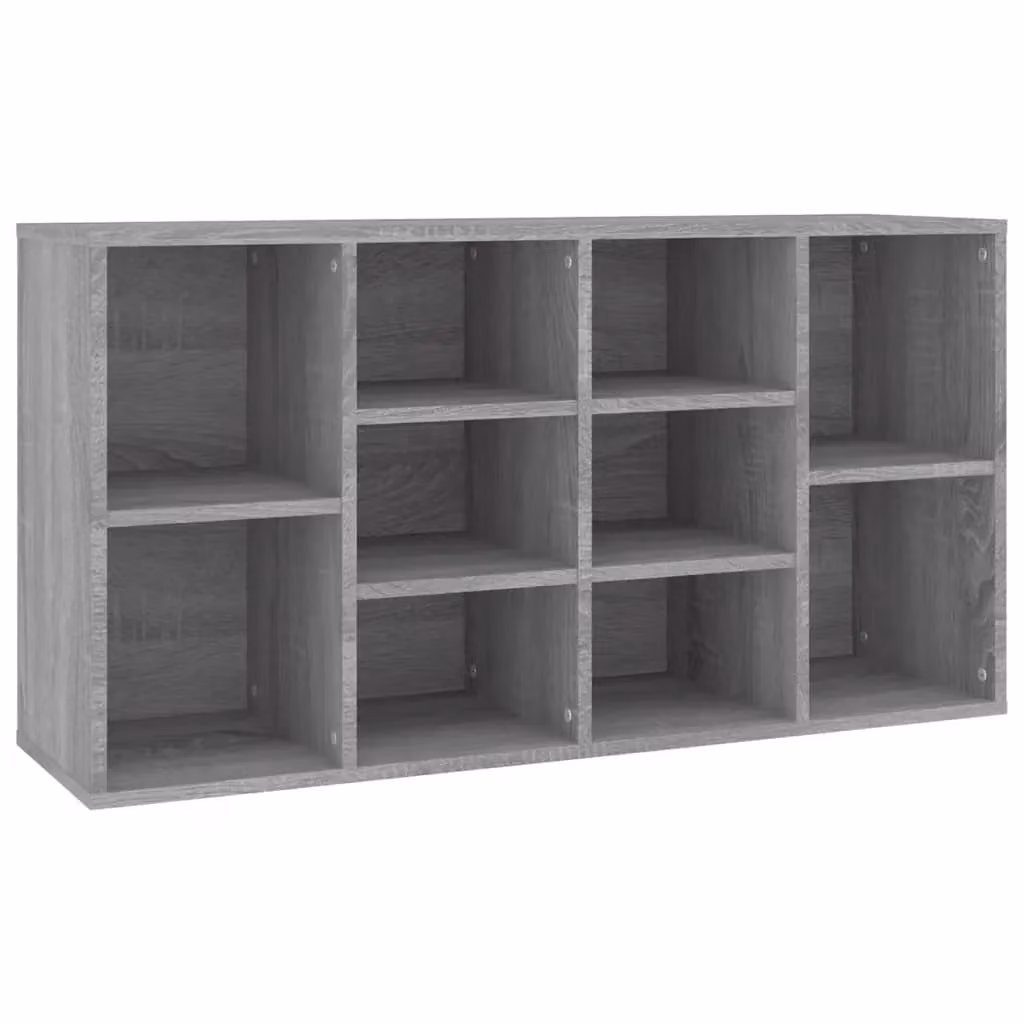Berkfield Home Grey Sonoma Shoe Bench, W/D/H: 103 x 30 x 54.5 cm – 2