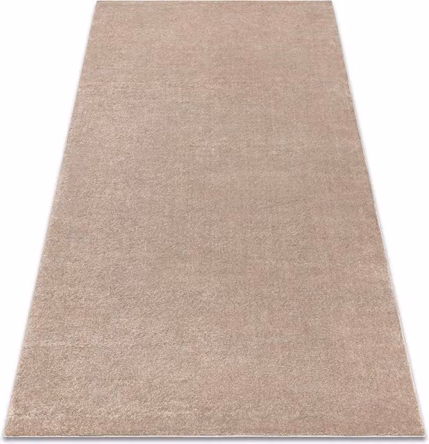 RugsX Softy Rug in Beige, W: 100 cm, D: 60 cm, H: 1.5 cm