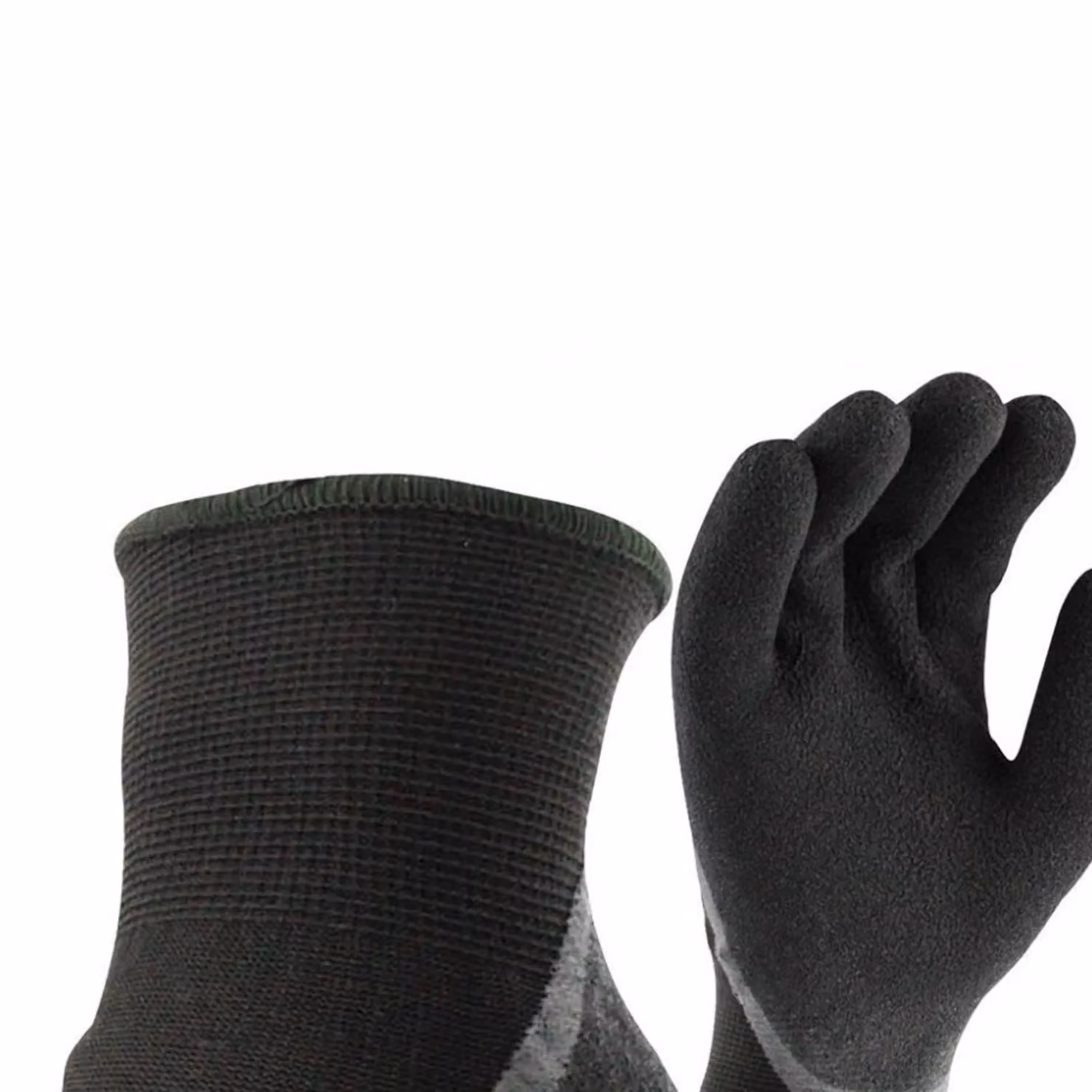 Stanley SY610 Winter Grip Gloves, Large, Black and Multicolour – 2