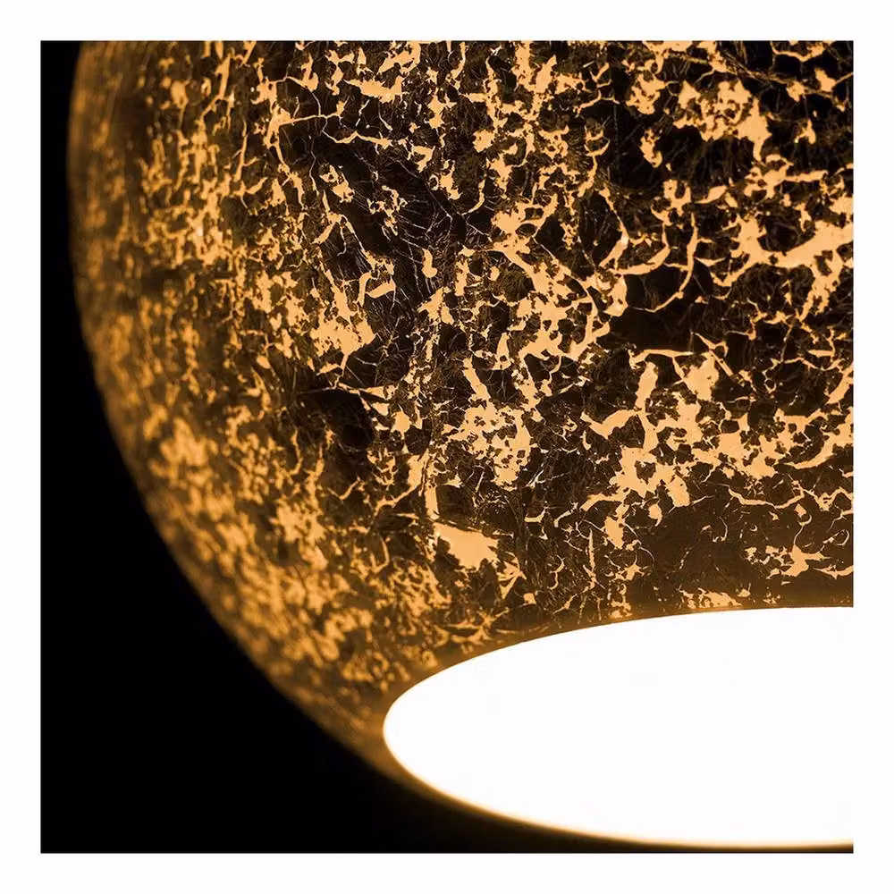 Netlighting VANITY Gold/Brass Dome Pendant Ceiling Light W: 20 cm, D: 19 cm – 2