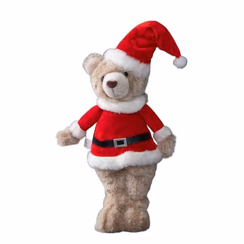 Samuel ALEXANDER 35cm Plush Standing Teddy Santa Christmas Decoration – 5