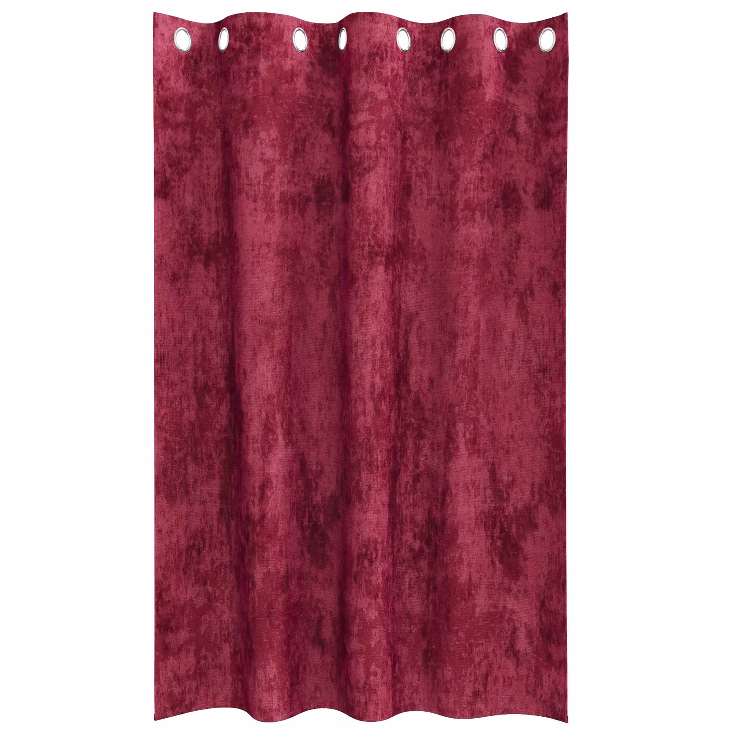 Berkfield Home Velvet Eyelet Curtains, 2 Pack, Red, H 175 cm x W 140 cm – 3