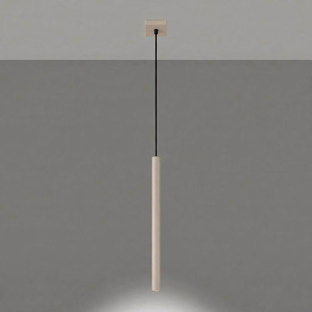 Sollux Lighting Taupe Minimalist Pendant Bar Lamp, W/D/H: 120 x 8 x 8 cm – 3
