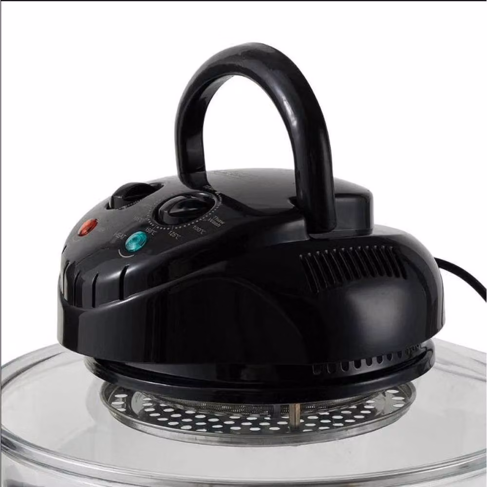 NESTLUNE 12L Halogen Convection Electric Cooker, 1400W, Black, W: 100 cm, D: 15 cm, H: 15 cm – 5