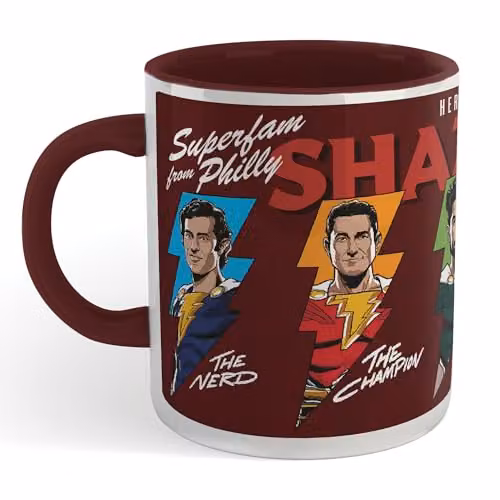 Zavvi Shazam! Fury of The Gods Shazamily Ceramic Mug in Red and Multicolour