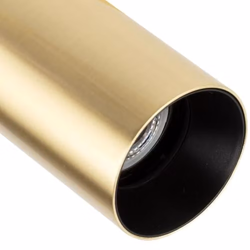 Faro Barcelona Stan Recessed Cylinder Spotlight in Gold/Brass with 1xGU10 Socket – 2