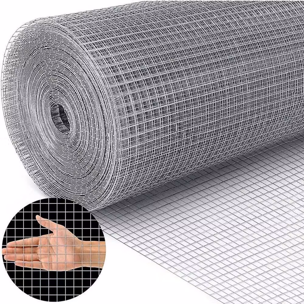 EONLION Silver Galvanised Metal Wire Mesh Fencing, Height: 100 cm – 2