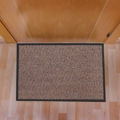 KAV Non-Slip Washable Dirt Trapper Door Mat in Brown and Black, W: 60 cm, D: 90 cm – 2