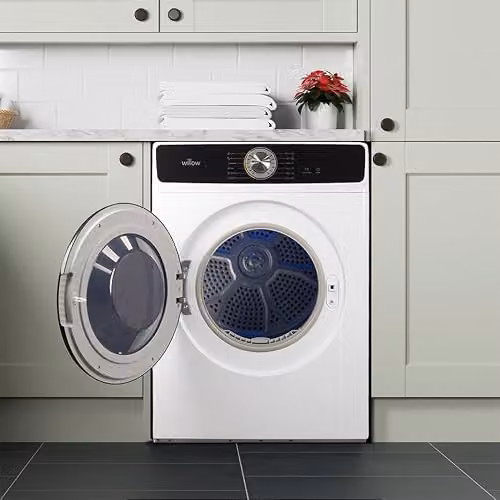 Willow W8TDW 8kg Vented Front Loading Tumble Dryer, White – 2
