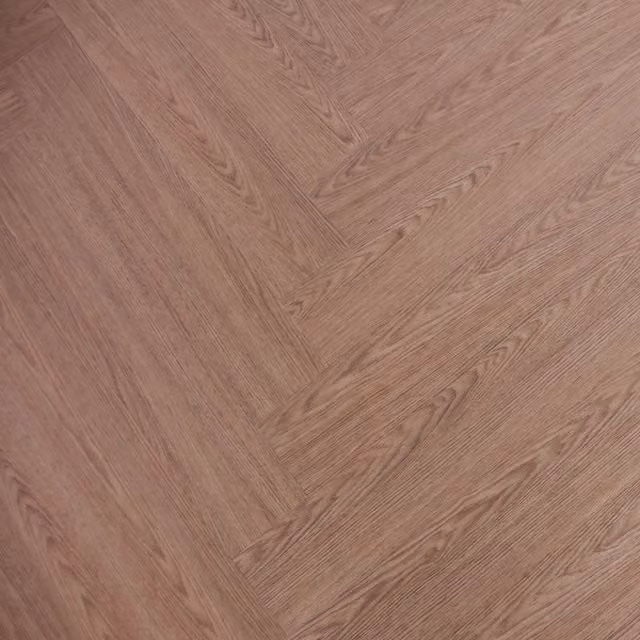 NOVECRAFTO Self-Adhesive Wood-Look Vinyl Floor Planks, Brown, Pack of 36