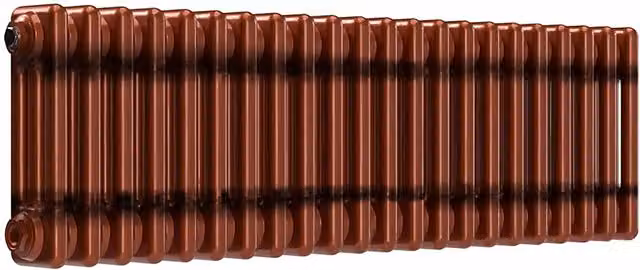 Lux Heat Horizontal Column Radiator in Bronze, W/H: 101.0 x 30.0 cm