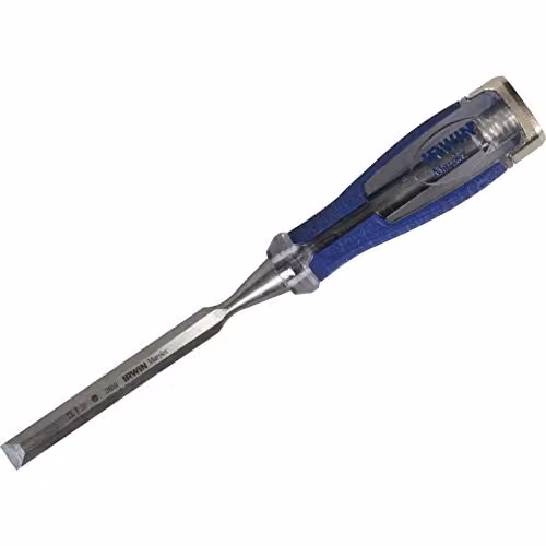 Irwin Marples M750 Splitproof Soft Touch Wood Chisel, 1/2in, Blue