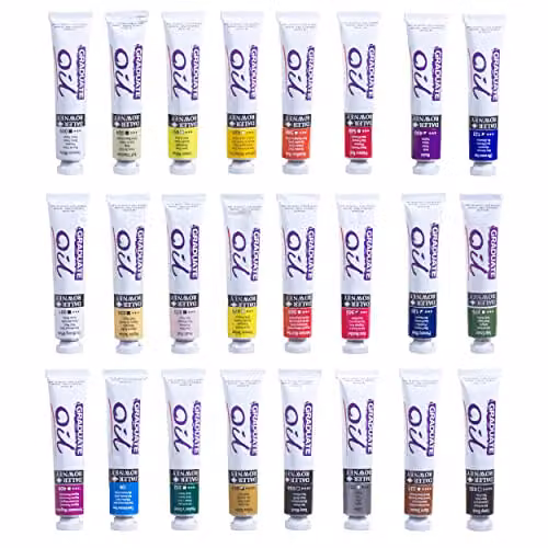 Daler-Rowney Graduate Oil Paint Set, 24 Assorted Colours, 22ml per tube – 2