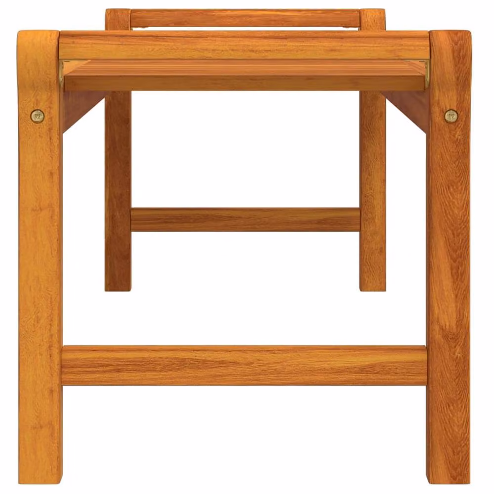 Berkfield Home Acacia Wood Coffee Table, Brown, W: 100 cm, D: 50 cm, H: 50 cm – 3