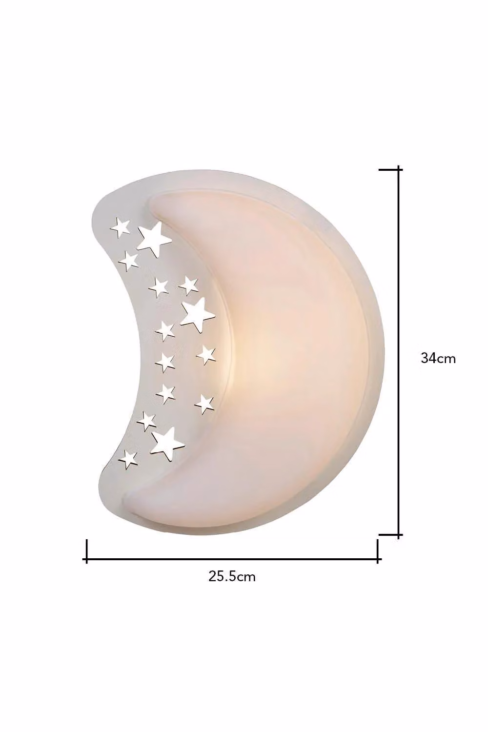 BHS Lighting Glow Moon Silicone Wall Night Light in White – 2