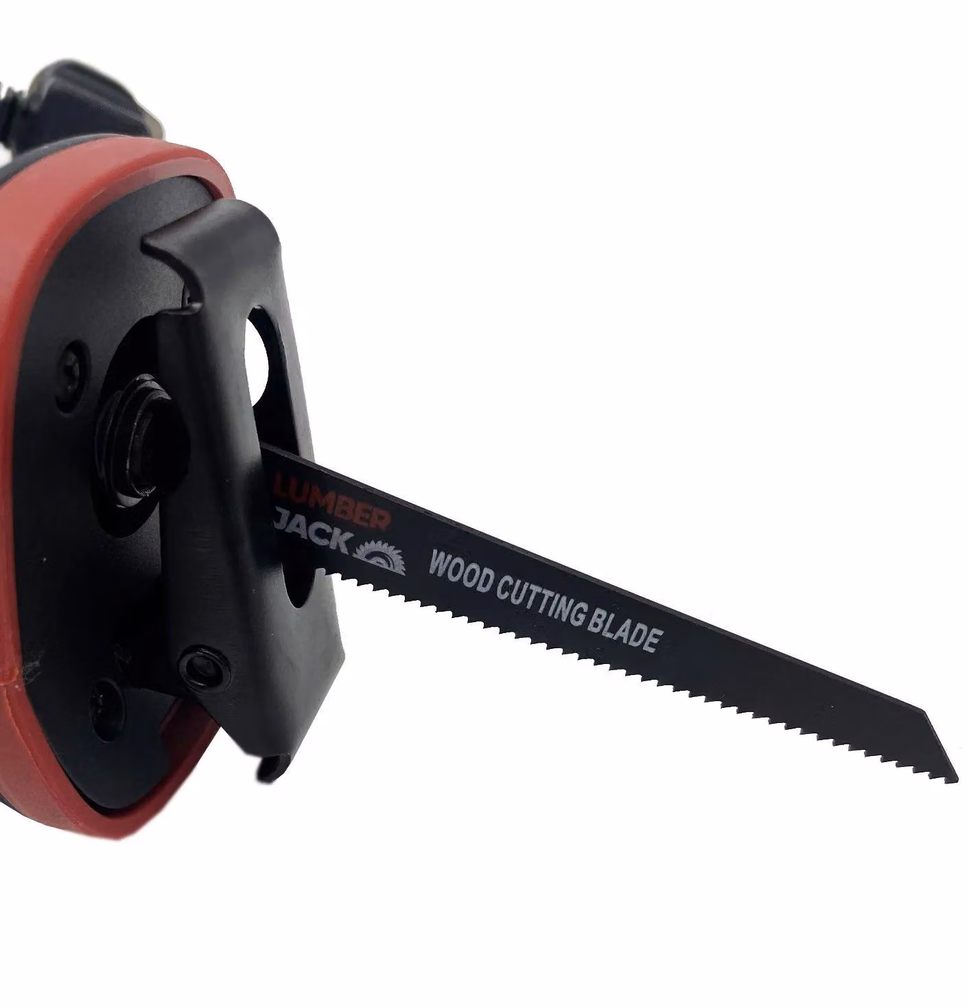 Lumberjack 1200W Corded Reciprocating Saw with Variable Speed and Soft Grip Handle for Wood, Metal and Plastic in Red – 7
