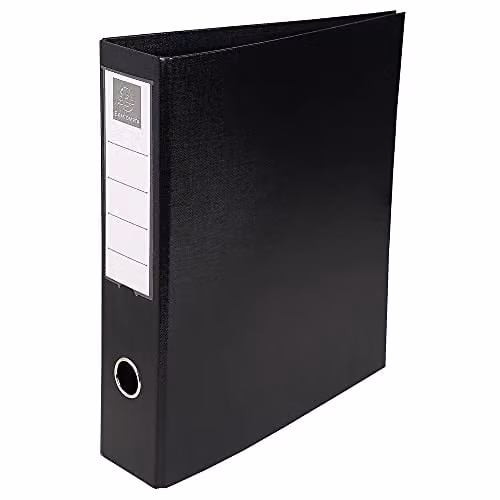 Exacompta A4 4-Ring Rigid PVC Binder in Assorted Colours