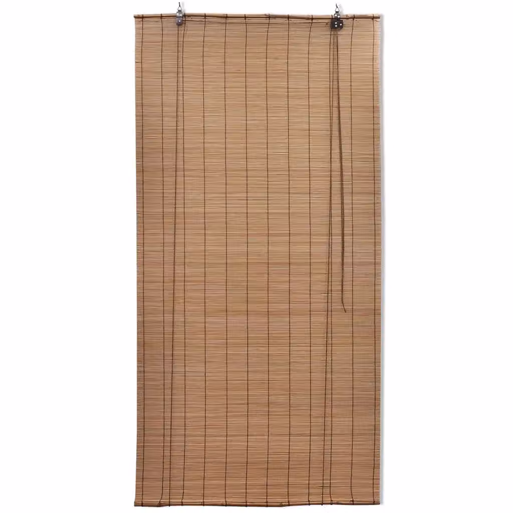 Berkfield Home Brown Bamboo Roller Blinds W: 150 cm, H: 220 cm – 2