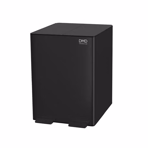 DMD Collective 30L Stainless Steel Double Kitchen Bin with Soft Close and Removable Buckets, Black – 6