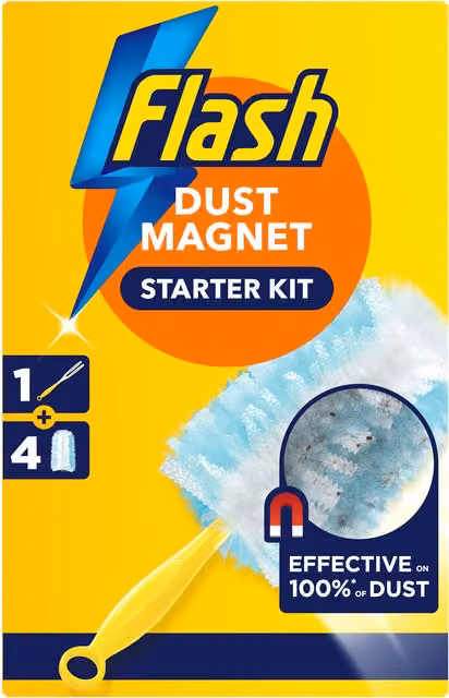 Flash Dust Magnet Starter Kit with Refills in Blue