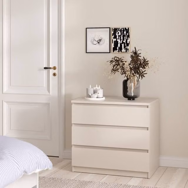 Furniture To Go Naia Chest of 3 Drawers in Cashmere Beige – 1