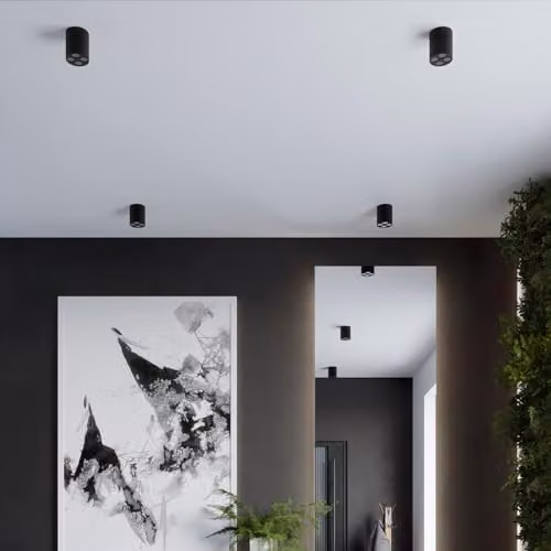 Sollux Lighting Minimalist Black Aluminium Cube Ceiling Lamp, W/D/H: 8.3 x 7.2 x 7.2 cm – 6