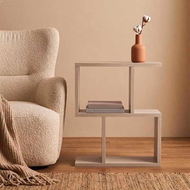 Calicosy ZET Scandinavian Side Table in Beige