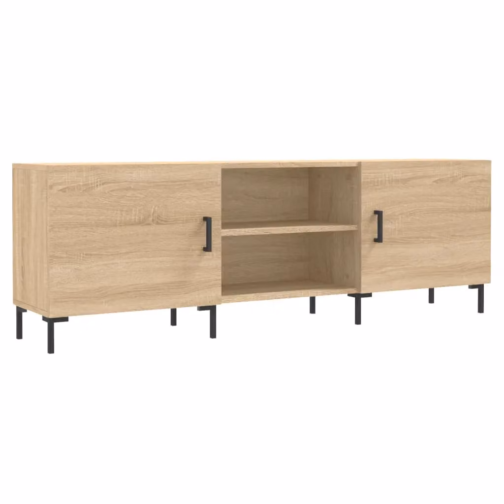 Berkfield Home Modern TV Cabinet in Sonoma Oak Brown, W/D/H: 150 x 30 x 50 cm – 2