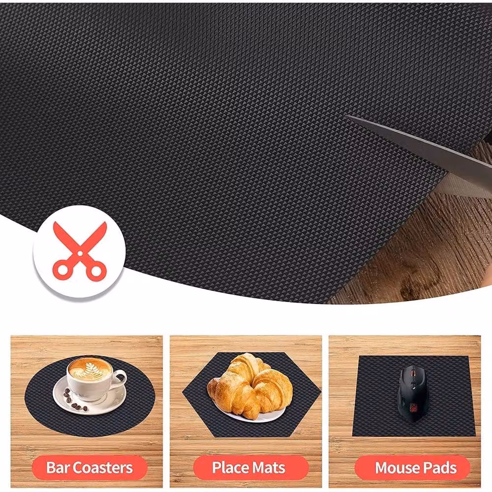 NESTLUNE Non Slip Toolbox Liner Drawer Mat, Black, W: 1000 cm, D: 52 cm – 5