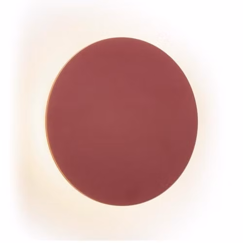 Netlighting Argon Oregon Plus Red Round LED Flush Wall Lamp 580lm 3000K
