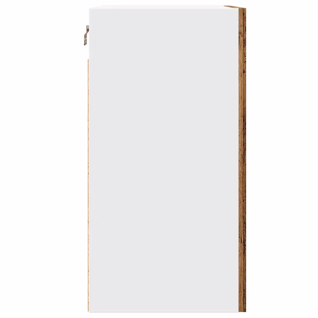 Berkfield Home Lyon Hanging Wall Cabinet in Brown Old Wood, W/D/H: 40 x 31 x 60 cm – 3