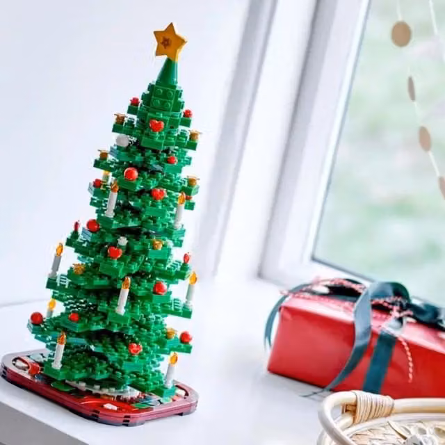 LEGO Christmas Tree 40573 Green Creative Building Set for Kids