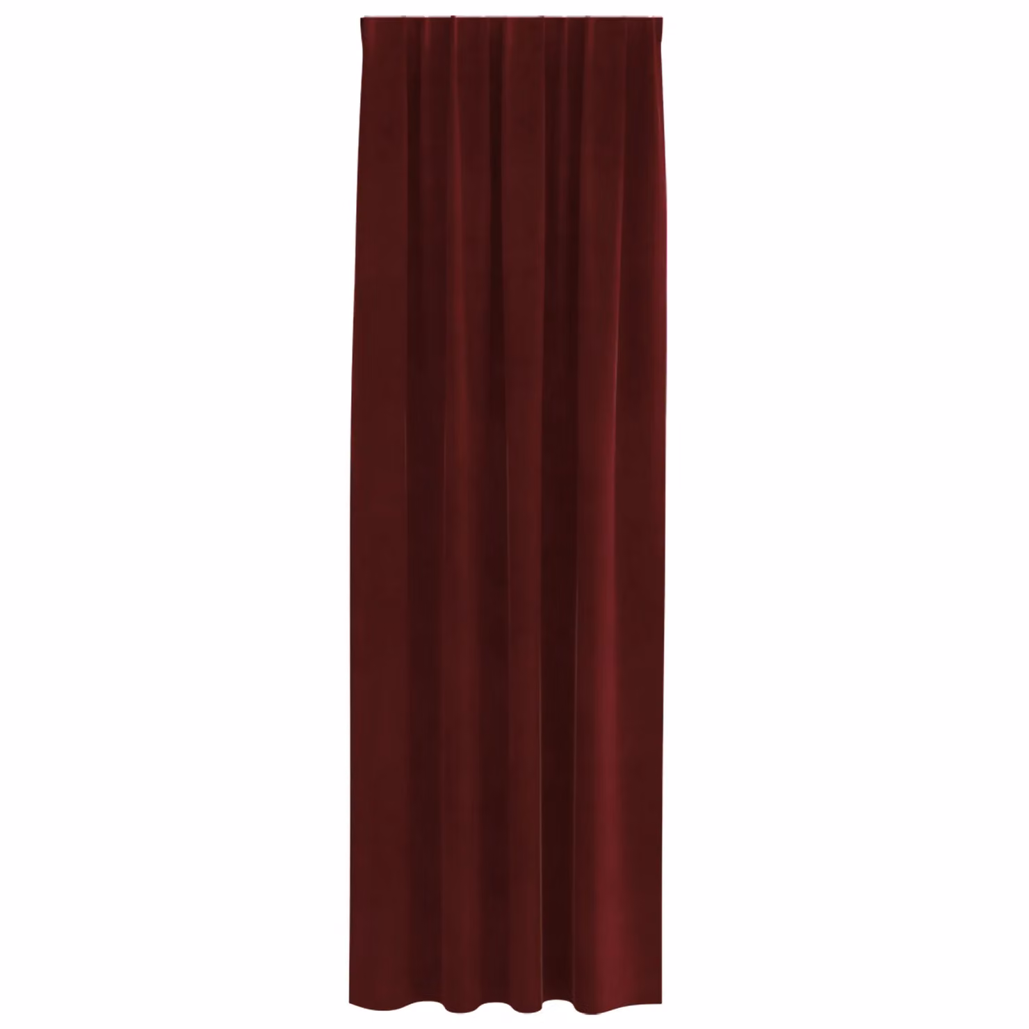 Berkfield Home Wine Red Velvet Blackout Curtains with Top Tape, 2 Pack – 2