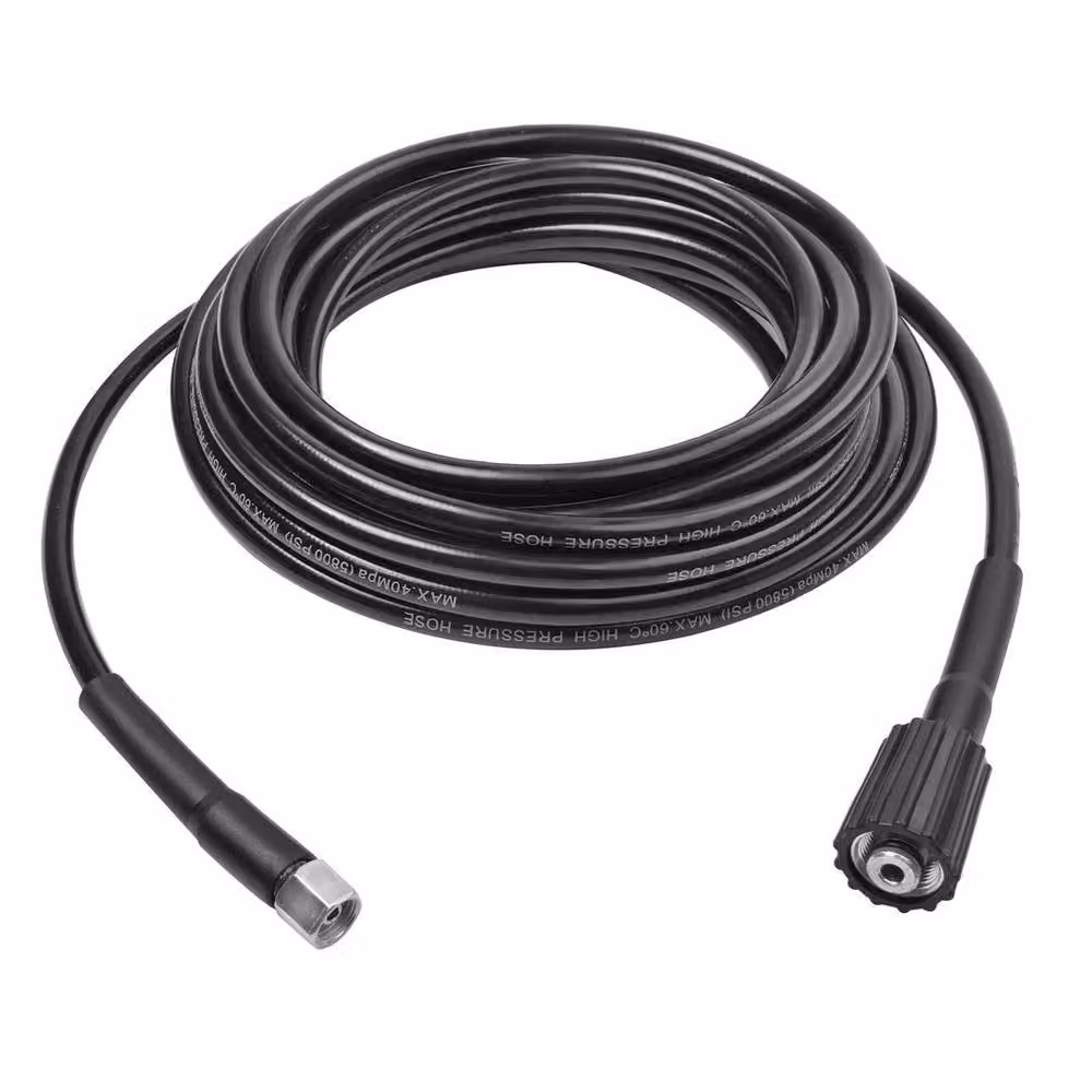 NESTLUNE Black High Pressure Washer Hose Pipe and Jet Wash Lance with Steel and Rubber Construction, 10kg – 2
