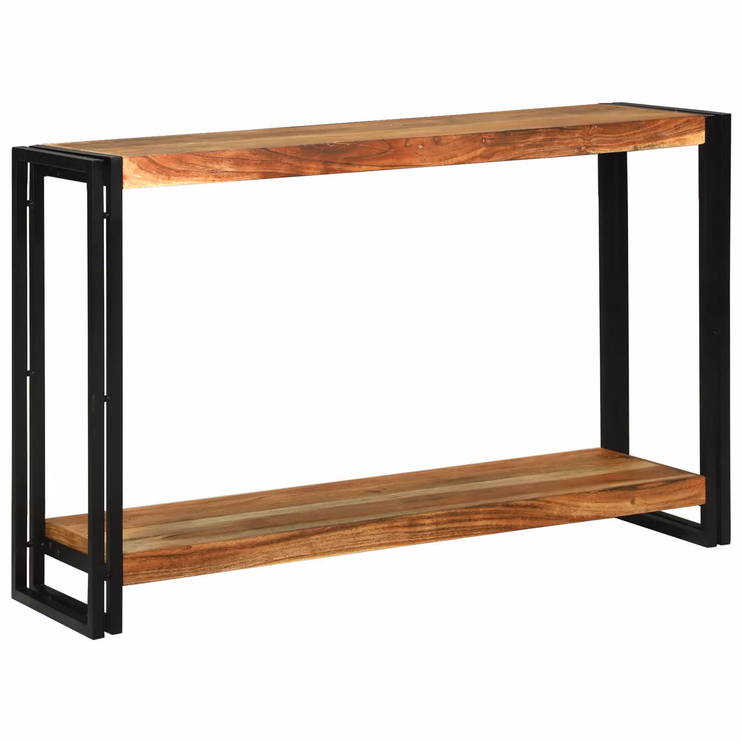 Berkfield Home Brown Solid Acacia Wood Console Table, W/D/H: 120 x 33 x 75 cm – 2