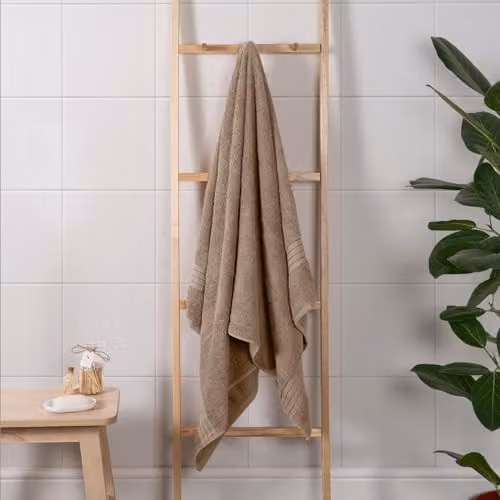 OHS Luxury Brown Cotton Terry Bath Sheet – 2