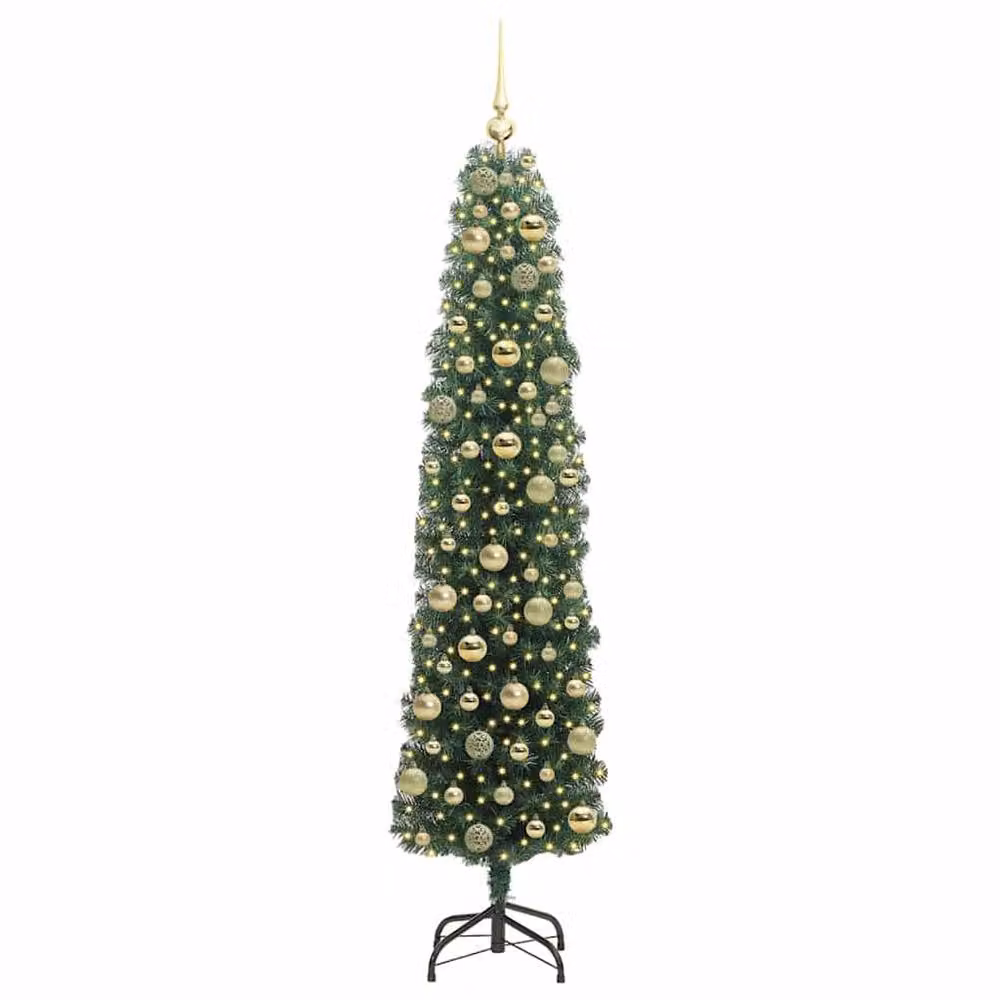 Berkfield Home Artificial Christmas Tree with 300 LEDs in Green, Height: 180 cm – 3