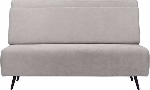 Dorel Mallory Grey Fabric Upholstered Modern Sofa Bed