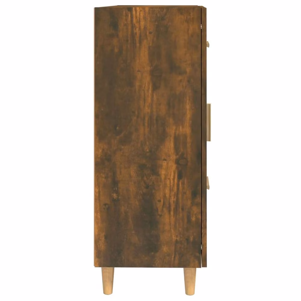 Berkfield Home Smoked Oak Sideboard in Brown, W/D/H: 69.5 x 34 x 90 cm – 5