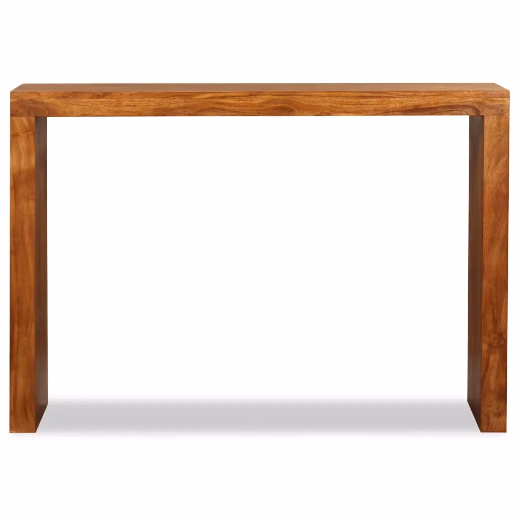 Berkfield Home Acacia Wood Console Table in Brown, W/D/H: 110 x 40 x 76 cm – 2